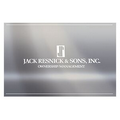 Etched Nickel Silver Corporate Identity Name Plate - Up to 9 Square Inches